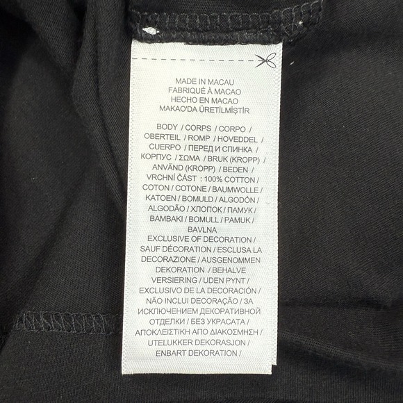 Polo Ralph Lauren Women's Polo Sunglass Bear Cotton Jersey Tee Black LARGE NWT - Picture 11 of 11